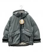 NANGA×Ameriナンガ×アメリ）の古着「POCKET CHECK DOWN COAT」｜グリーン
