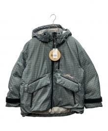 NANGA×Ameri（ナンガ×アメリ）の古着「POCKET CHECK DOWN COAT」｜グリーン