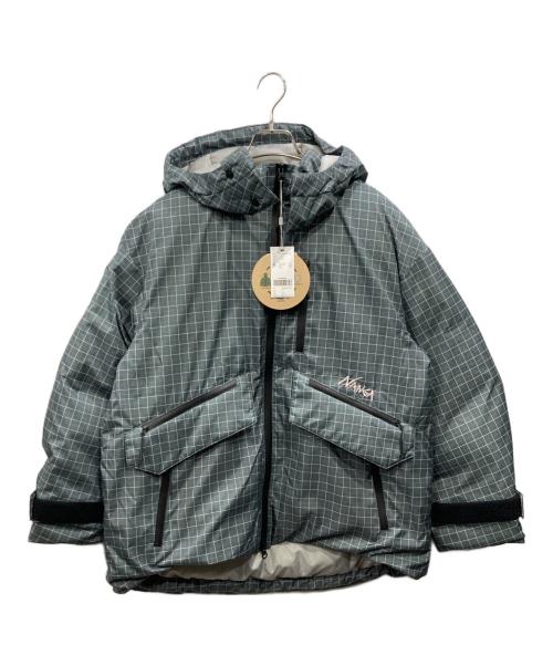 NANGA（ナンガ）NANGA (ナンガ) AMERI (アメリ) POCKET CHECK DOWN COAT グリーン サイズ:Mの古着・服飾アイテム