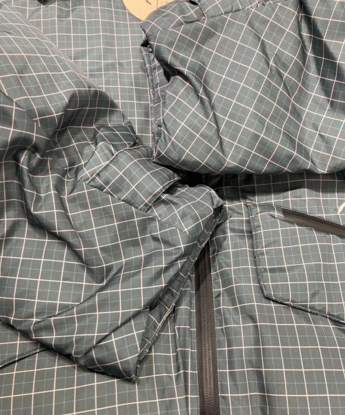NANGA（ナンガ）NANGA (ナンガ) AMERI (アメリ) POCKET CHECK DOWN COAT グリーン サイズ:Mの古着・服飾アイテム