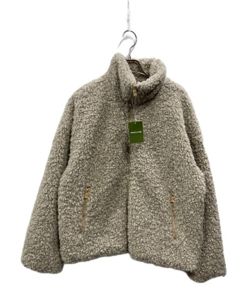 TATRAS（タトラス）TATRAS (タトラス) LUELA ルエラ  ボア スタンドカラーブルゾン グレー サイズ:2の古着・服飾アイテム