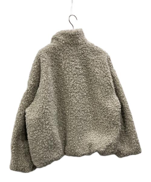 TATRAS（タトラス）TATRAS (タトラス) LUELA ルエラ  ボア スタンドカラーブルゾン グレー サイズ:2の古着・服飾アイテム