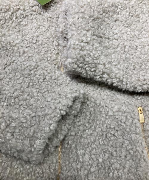 TATRAS（タトラス）TATRAS (タトラス) LUELA ルエラ  ボア スタンドカラーブルゾン グレー サイズ:2の古着・服飾アイテム