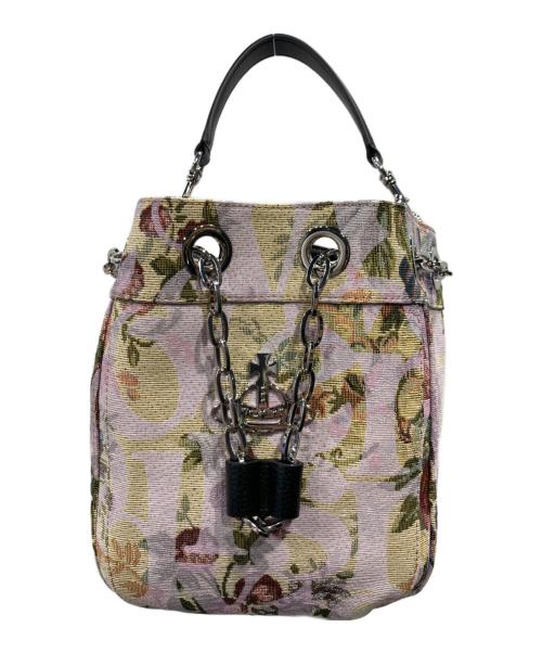 Vivienne Westwood（ヴィヴィアンウエストウッド）Vivienne Westwood (ヴィヴィアンウエストウッド) CHRISSY  MEDIUM BUCKET パープルの古着・服飾アイテム