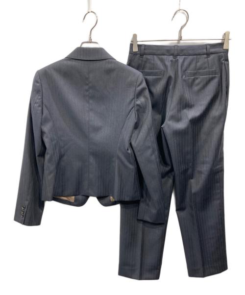 NEWYORKER（ニューヨーカー）NEWYORKER (ニューヨーカー) LANFICIO F.LLI CERRUTIファブリック セットアップ グレー サイズ:7の古着・服飾アイテム
