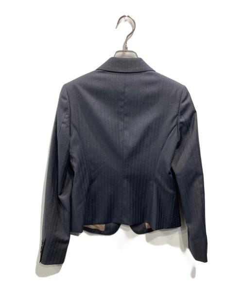 NEWYORKER（ニューヨーカー）NEWYORKER (ニューヨーカー) LANFICIO F.LLI CERRUTIファブリック セットアップ グレー サイズ:7の古着・服飾アイテム