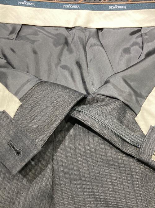 NEWYORKER（ニューヨーカー）NEWYORKER (ニューヨーカー) LANFICIO F.LLI CERRUTIファブリック セットアップ グレー サイズ:7の古着・服飾アイテム
