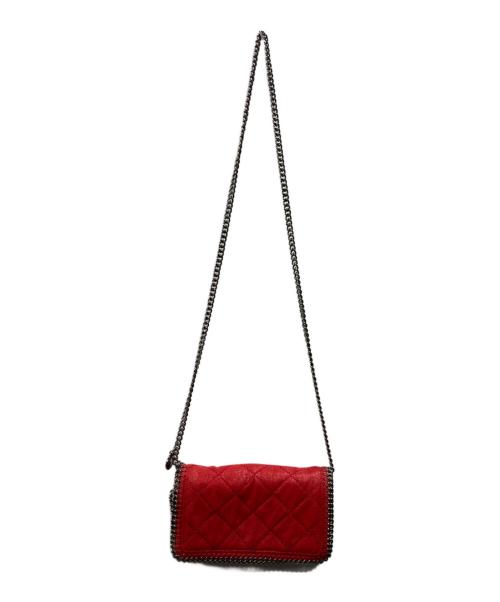 STELLA McCARTNEY（ステラマッカートニー）STELLA McCARTNEY (ステラマッカートニー) FALABELLAミニチェーンショルダーバッグ レッドの古着・服飾アイテム