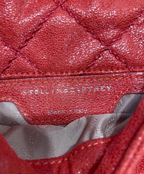 STELLA McCARTNEY（ステラマッカートニー）STELLA McCARTNEY (ステラマッカートニー) FALABELLAミニチェーンショルダーバッグ レッドの古着・服飾アイテム