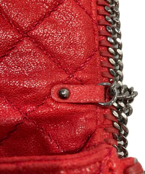 STELLA McCARTNEY（ステラマッカートニー）STELLA McCARTNEY (ステラマッカートニー) FALABELLAミニチェーンショルダーバッグ レッドの古着・服飾アイテム
