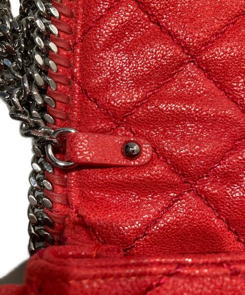 STELLA McCARTNEY（ステラマッカートニー）STELLA McCARTNEY (ステラマッカートニー) FALABELLAミニチェーンショルダーバッグ レッドの古着・服飾アイテム