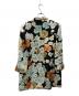 LEONARD FASHION (レオナールファッション) ウールシルク 花柄コート ブラック サイズ:11R：25000円