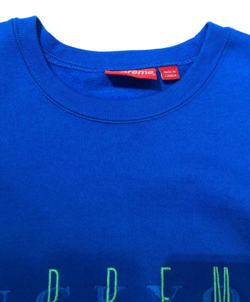 SUPREME（シュプリーム）Supreme (シュプリーム) 19FW FUCK YOU CREWNECK ブルー サイズ:XLの古着・服飾アイテム