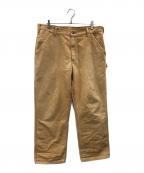 CarHarttカーハート）の古着「WASHED DUCK WORK PANT」｜ブラウン