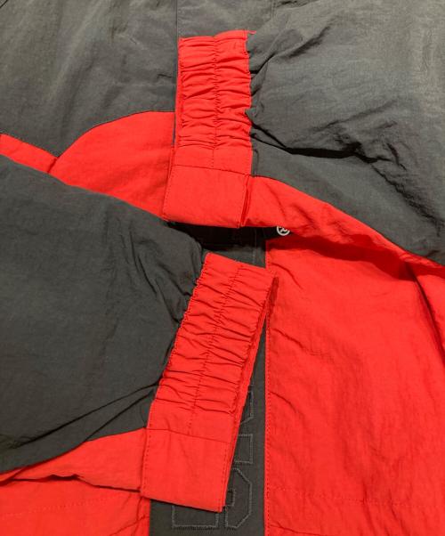 A BATHING APE（アベイシングエイプ）A BATHING APE (アベイシングエイプ) NYLON SNOWBOARD PADDED JACKET レッド×ブラック サイズ:XLの古着・服飾アイテム