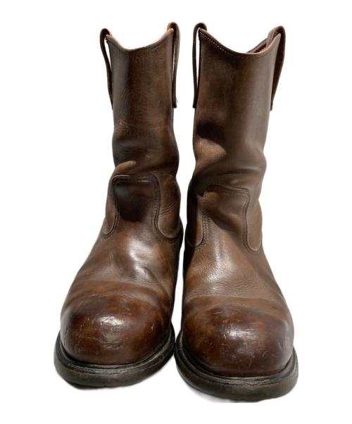 RED WING（レッドウィング）RED WING (レッドウィング) PECOS BOOT ペコスブーツ ブラウン サイズ:10Dの古着・服飾アイテム