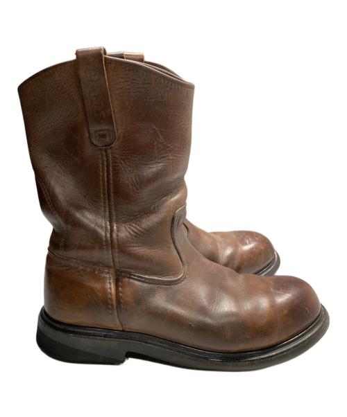 RED WING（レッドウィング）RED WING (レッドウィング) PECOS BOOT ペコスブーツ ブラウン サイズ:10Dの古着・服飾アイテム