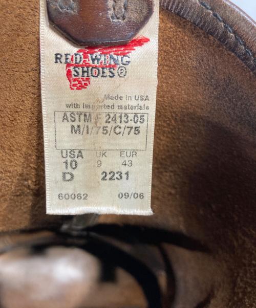 RED WING（レッドウィング）RED WING (レッドウィング) PECOS BOOT ペコスブーツ ブラウン サイズ:10Dの古着・服飾アイテム