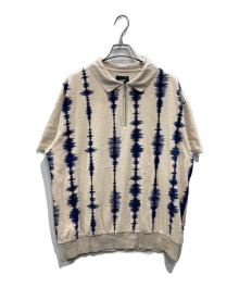 HUF（ハフ）の古着「SEISMOGRAM VELOUR POLO」｜ホワイト×ネイビー