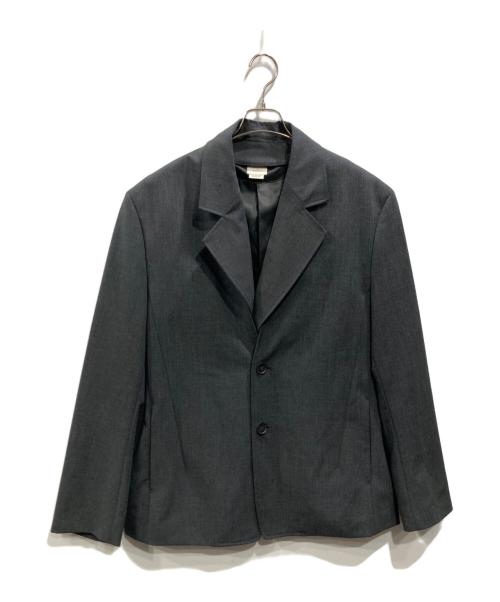 ZARA（ザラ）ZARA (ザラ) 2WAY レイヤードブレザー グレー サイズ:52の古着・服飾アイテム