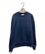 AMI Alexandre Mattiussiアミアレクサンドルマテュッシ）の古着「De Coeur スウェットシャツ」｜ネイビー