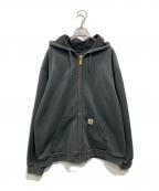 CarHarttカーハート）の古着「THERMAL LINED HOODED ZIP SWEATSHIRT」｜グレー