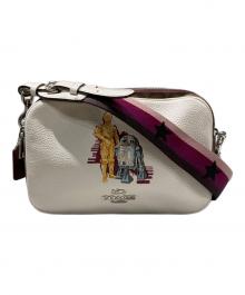 COACH×STAR WARS（コーチ×スターウォーズ）の古着「ペブルレザー ショルダーバッグ」｜アイボリー