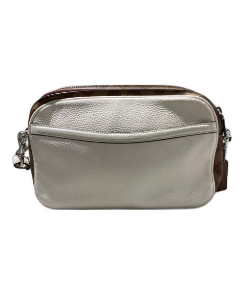 COACH（コーチ）COACH (コーチ) STAR WARS (スターウォーズ) ペブルレザー ショルダーバッグ アイボリーの古着・服飾アイテム