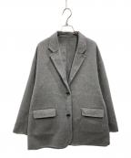 Spick and Spanスピック＆スパン）の古着「ウールミックスリバージャケット」｜グレー