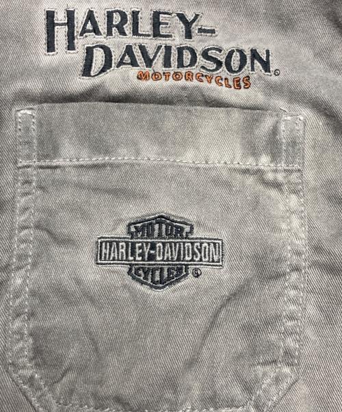 HARLEY-DAVIDSON（ハーレーダビッドソン）HARLEY-DAVIDSON (ハーレーダビッドソン) デニム ワークシャツ グレー サイズ:Mの古着・服飾アイテム
