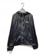 stussyステューシー）の古着「BEACH SHELL WRINKLED NYLON JACKET」｜ブラック