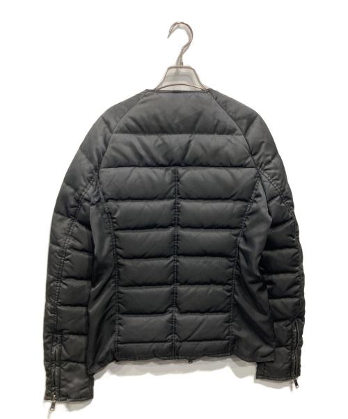 wjk（ダブルジェイケー）wjk (ダブルジェイケー) ライダース ダウンジャケット ブラック サイズ:Lの古着・服飾アイテム