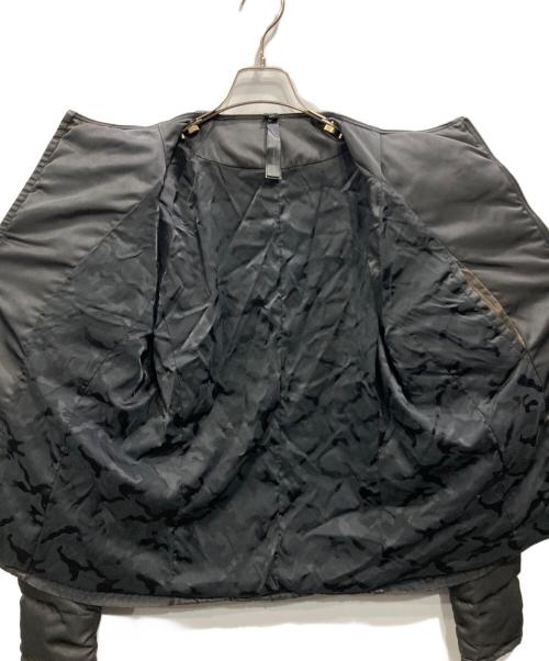 wjk（ダブルジェイケー）wjk (ダブルジェイケー) ライダース ダウンジャケット ブラック サイズ:Lの古着・服飾アイテム