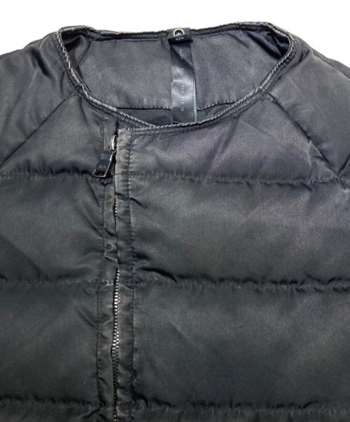 wjk（ダブルジェイケー）wjk (ダブルジェイケー) ライダース ダウンジャケット ブラック サイズ:Lの古着・服飾アイテム