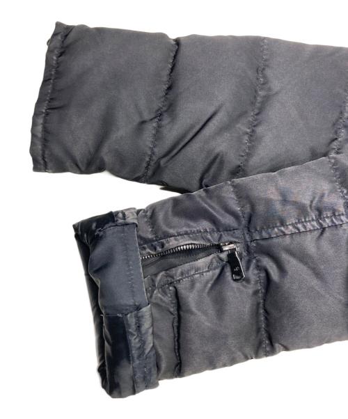 wjk（ダブルジェイケー）wjk (ダブルジェイケー) ライダース ダウンジャケット ブラック サイズ:Lの古着・服飾アイテム