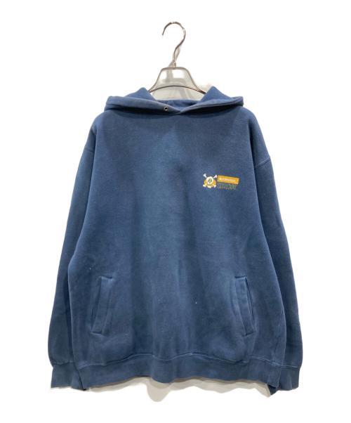 stussy（ステューシー）stussy (ステューシー) STUSSY TRIBE スカルロゴフーディ ネイビー サイズ:Xlargeの古着・服飾アイテム