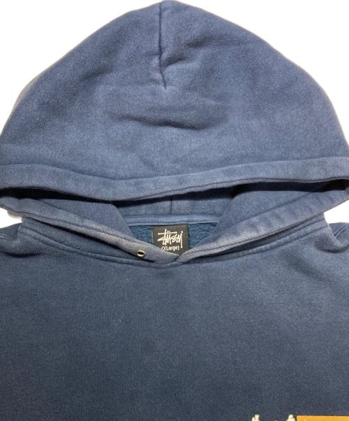 stussy（ステューシー）stussy (ステューシー) STUSSY TRIBE スカルロゴフーディ ネイビー サイズ:Xlargeの古着・服飾アイテム