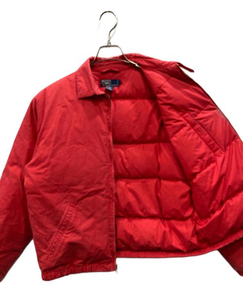 POLO RALPH LAUREN（ポロ・ラルフローレン）POLO RALPH LAUREN (ポロ・ラルフローレン) ダウンファブリック スイングトップ レッド サイズ:Sの古着・服飾アイテム