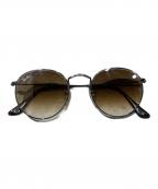 RAY-BANレイバン）の古着「ROUND FLAT LENSES」｜ブラウン