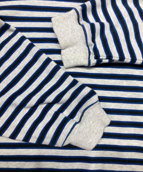 REEBOK（リーボック）REEBOK (リーボック) everyone (エブリワン) Classic Border Long Sleeve Tee Shirt グレー×ネイビー サイズ:Lの古着・服飾アイテム