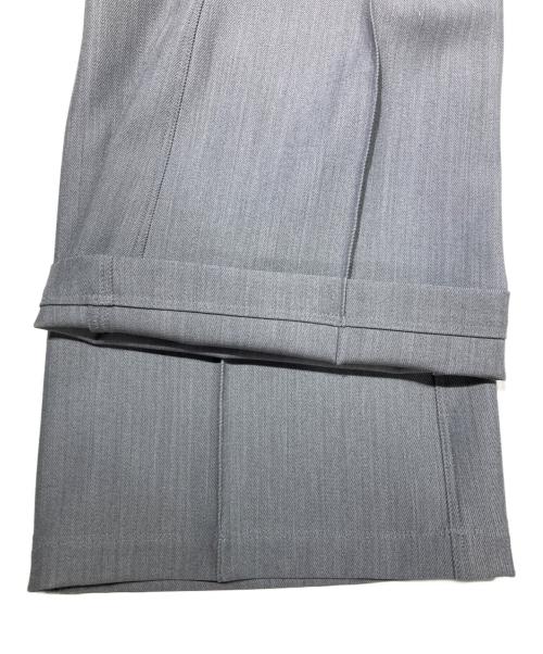 Needles（ニードルズ）Needles (ニードルズ) W.U. Boot-Cut Pant - PE/R/PU Cavalry Twill グレー サイズ:Mの古着・服飾アイテム