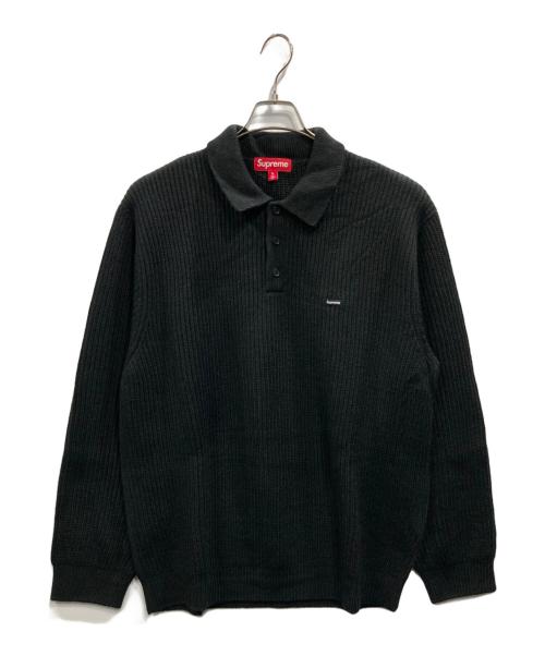 SUPREME（シュプリーム）Supreme (シュプリーム) 26FW SMALL BOX SWEATER POLO ブラック サイズ:XLの古着・服飾アイテム