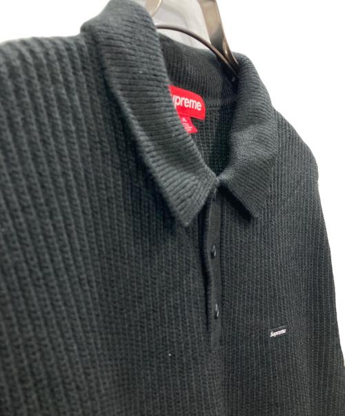 SUPREME（シュプリーム）Supreme (シュプリーム) 26FW SMALL BOX SWEATER POLO ブラック サイズ:XLの古着・服飾アイテム