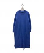 MAISON MONTAGUTMAISON MONTAGUT）の古着「カシミヤシルクブレンドニットワンピース」｜ブルー