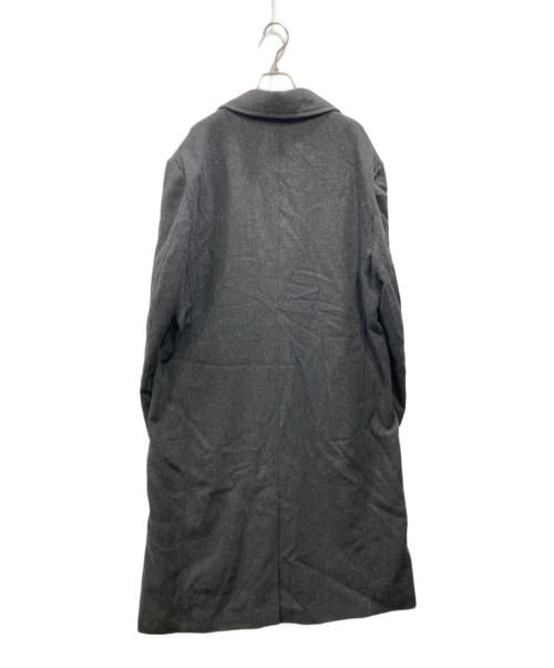 SINSS（シンス）SINSS (シンス) Classic Wool Blend Tweed Coat グレー サイズ:LARGEの古着・服飾アイテム