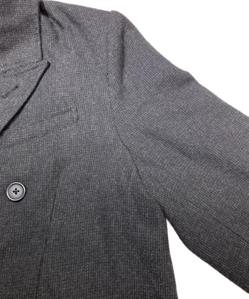 SINSS（シンス）SINSS (シンス) Classic Wool Blend Tweed Coat グレー サイズ:LARGEの古着・服飾アイテム