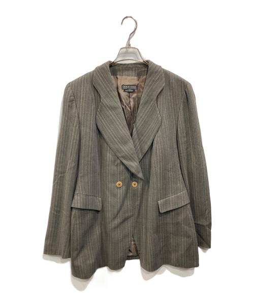 GIORGIO ARMANI（ジョルジオアルマーニ）GIORGIO ARMANI (ジョルジオアルマーニ) 変形ラペルジャケット グリーン サイズ:46の古着・服飾アイテム
