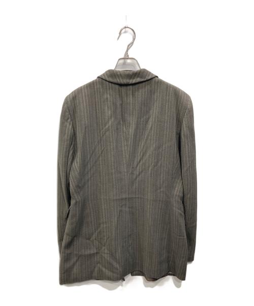 GIORGIO ARMANI（ジョルジオアルマーニ）GIORGIO ARMANI (ジョルジオアルマーニ) 変形ラペルジャケット グリーン サイズ:46の古着・服飾アイテム