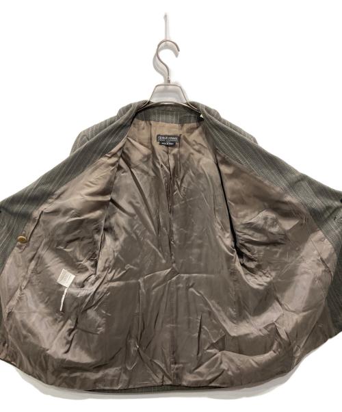 GIORGIO ARMANI（ジョルジオアルマーニ）GIORGIO ARMANI (ジョルジオアルマーニ) 変形ラペルジャケット グリーン サイズ:46の古着・服飾アイテム