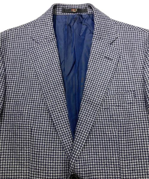 DAKS LONDON（ダックスロンドン）DAKS LONDON (ダックスロンドン) 千鳥格子 テーラードジャケット ネイビー サイズ:A4の古着・服飾アイテム